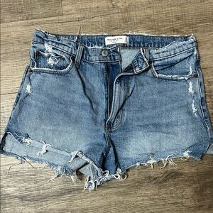 Abercrombie & Fitch Distressed Denim Women Shorts